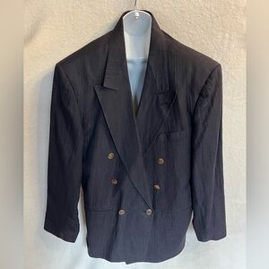 Elegant Double-Breasted Men's Blazer